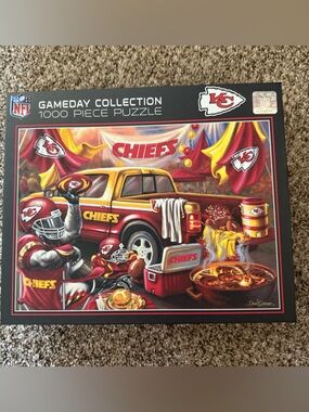 NFL Kansas City Chiefs 1000 Piece Puzzle Gameday Collection